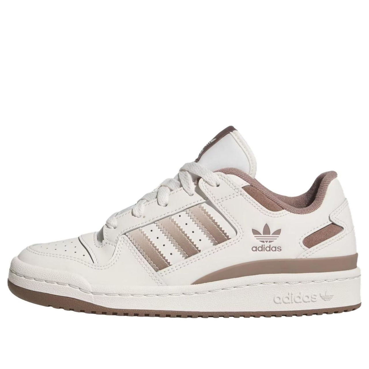 (WMNS) adidas Forum Low CL 'Wonder White Trace Brown' JI3257
