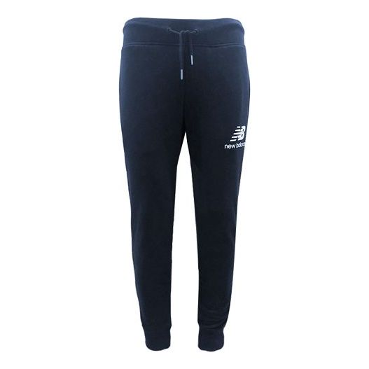 New Balance Essential Stacked Logo Sweatpants 'Navy' AMP91550-PGM