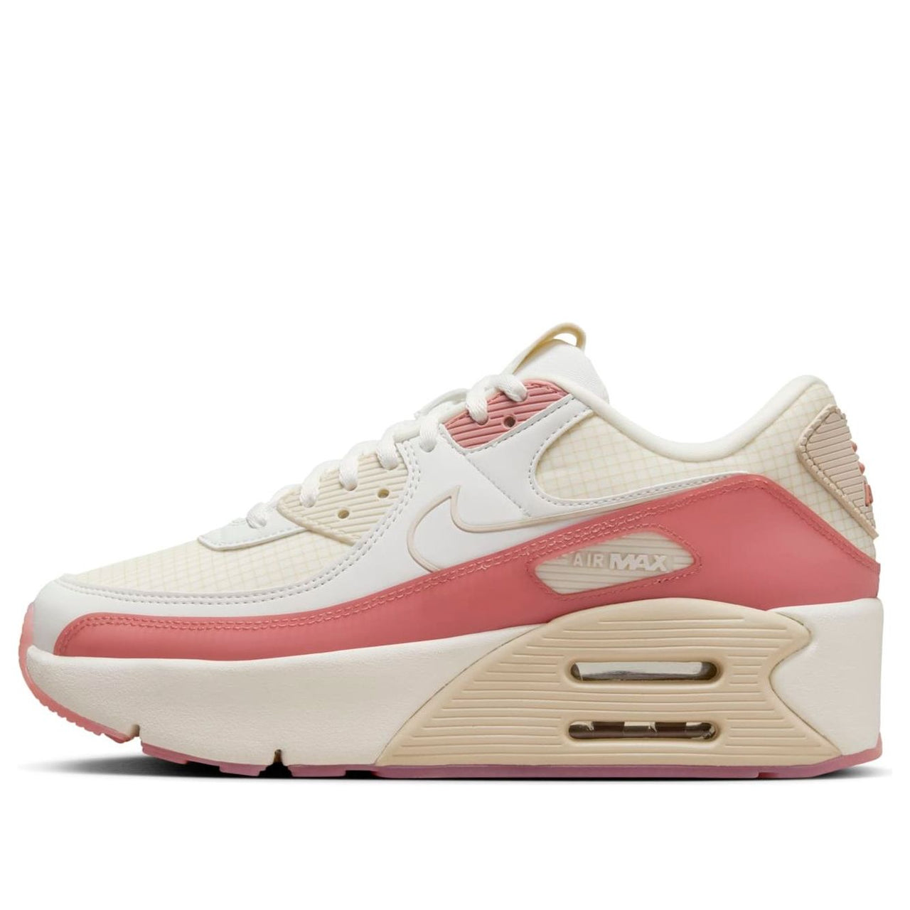 (WMNS) Nike Air Max 90 LV8 'Sail Light Brown Red' HF0782-101