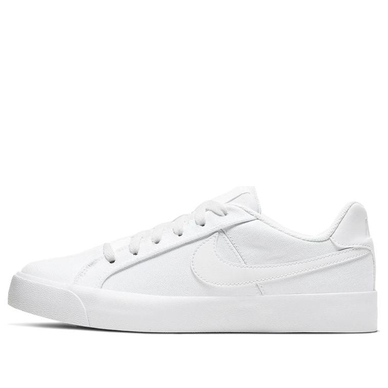 (WMNS) Nike Court Royale AC Canvas 'Triple White' CD5405-101