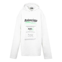 Balenciaga Dry Cleaning Boxy Hoodie 'White' 661711TKVF99085