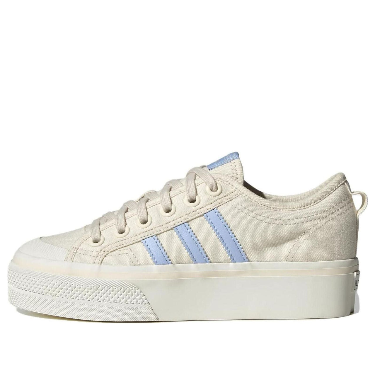 (WMNS) adidas Nizza Platform 'Wonder White Blue Dawn' HQ1911