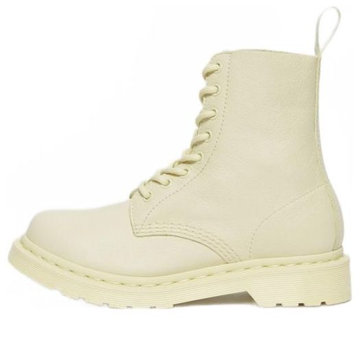 (WMNS) Dr. Martens 1460 Pascal Mono Lace Up Boots 'Cream' 27580282