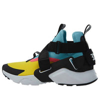 (GS) Nike Air Huarache City 'Black Yellow Blue' AJ6662-700
