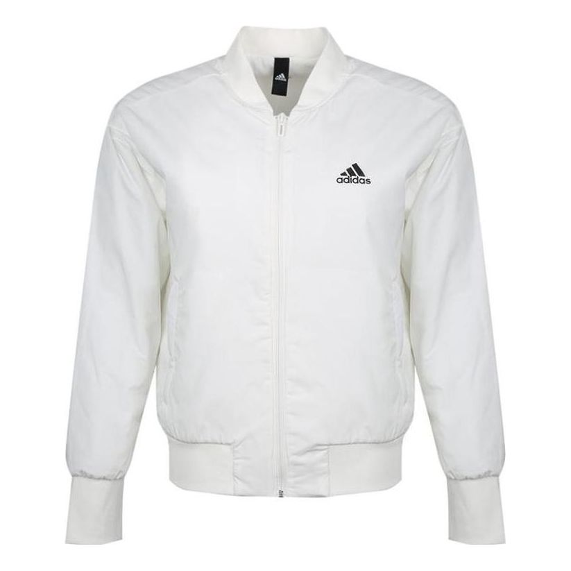 (WMNS) adidas Bomber PA Jacket 'White' DZ7629