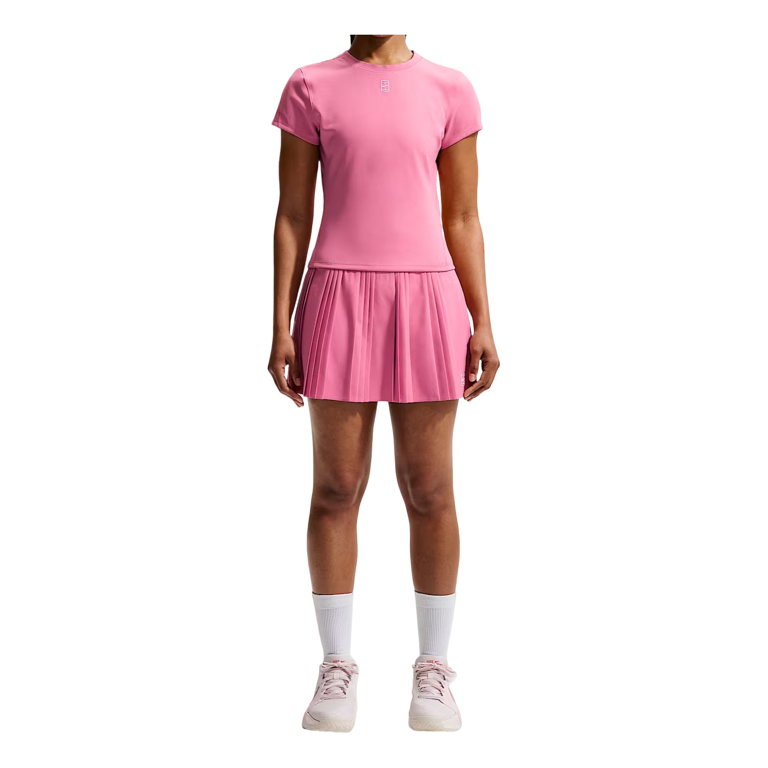 (WMNS) Nike Court Advantage Dri-FIT T-Shirt 'Peony White' HQ2994-641