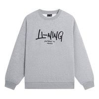 Li-Ning Anything Is Possible Graphic Sweatshirt 'Light Grey' AWDSF75-12