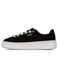 (WMNS) PUMA Suede Platform Bling 'Black' 366688-01