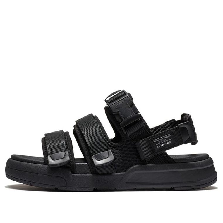 Li-Ning Coca Sandals 'Black' AGUS003-1