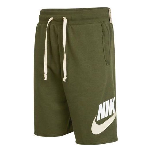 Nike As Nike Sportswear Spe Ft Alumni Short Logo 'Olive Green' DM6818-326