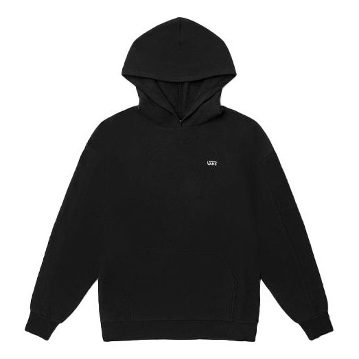 (WMNS) Vans Solid Color Fleece Lined Stay Warm Pullover Hoodie Black VN0A5LKJBLK