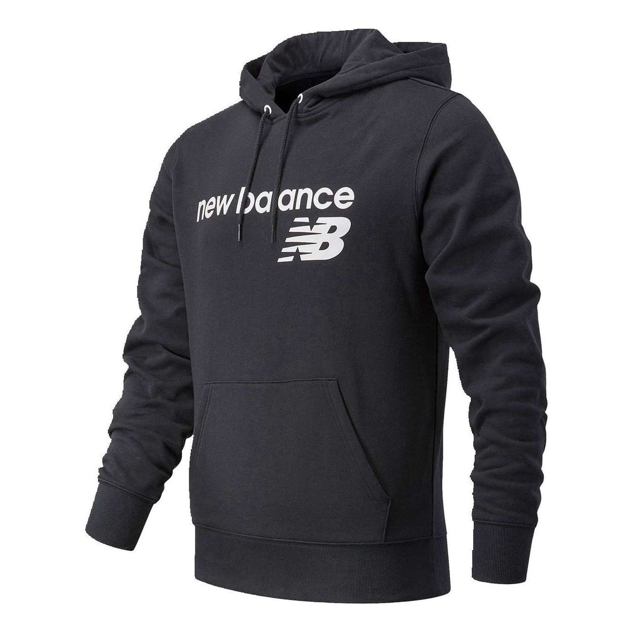 New Balance Classic Core Fleece Crew Top 'Black White' MT03910-BK