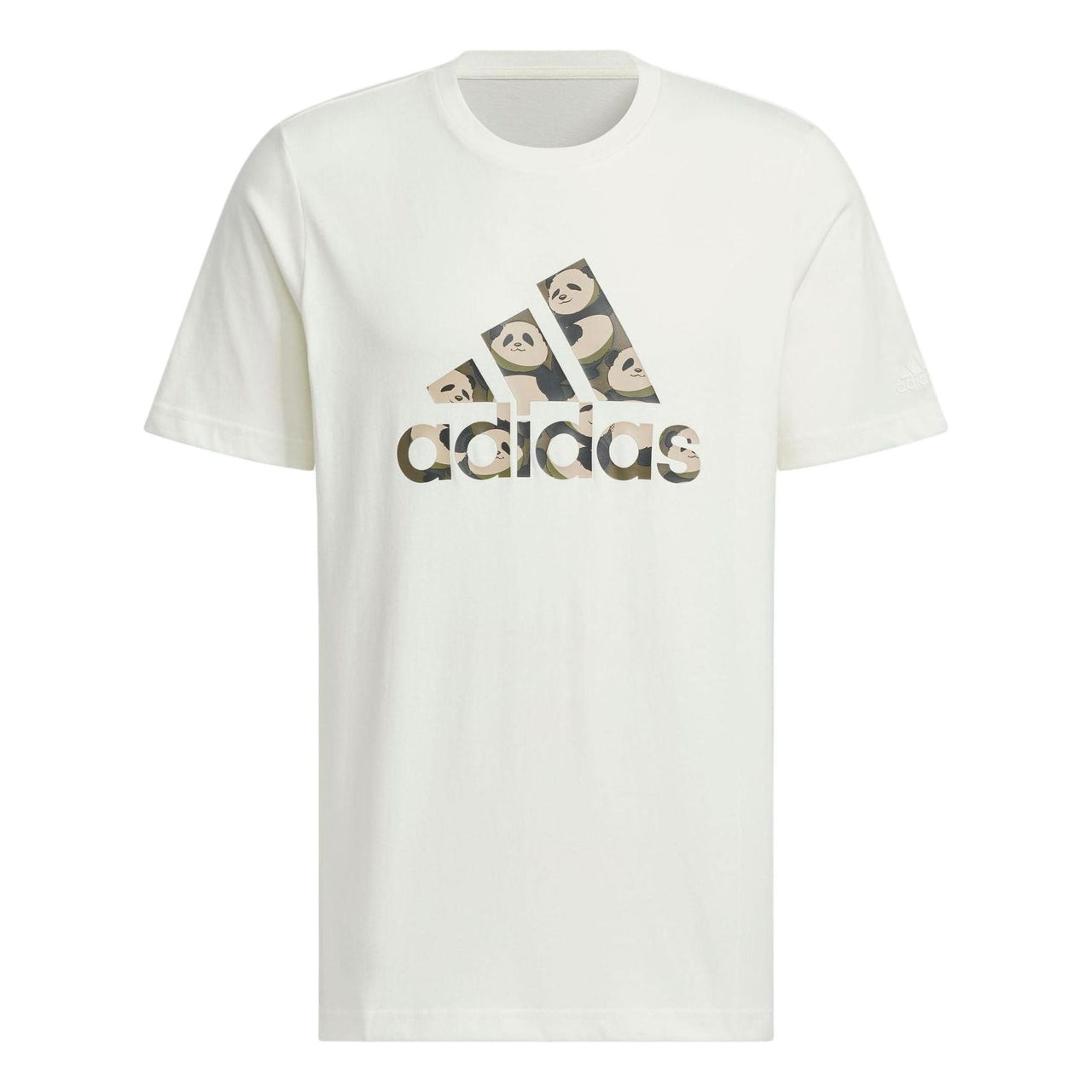 adidas China T-Shirt Asia Sizing 'White Tan' JI6840
