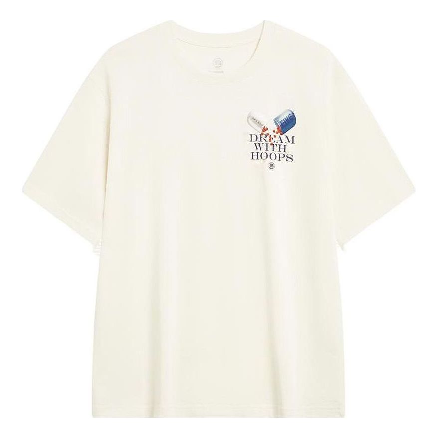 Li-Ning BadFive Graphic T-shirt 'Beige' AHST905-1