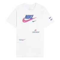 Nike Swoosh Round Neck Short Sleeve White CU0078-100