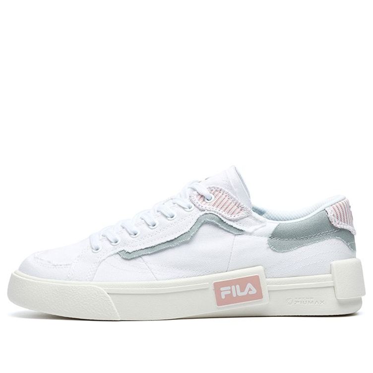 (WMNS) FILA FUSION Canvas Skate Shoes 'White' T12W228207FSW