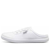 (WMNS) Skechers Canvas Shoes White 113509-WHT