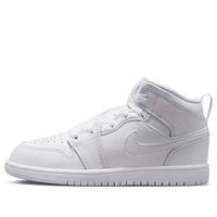 (PS) Air Jordan 1 Mid 'Triple White' 2023 640734-136