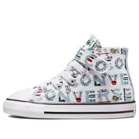 (TD) Converse Chuck Taylor All Star Easy-On High-Top Sneakers White/Blue 772771C