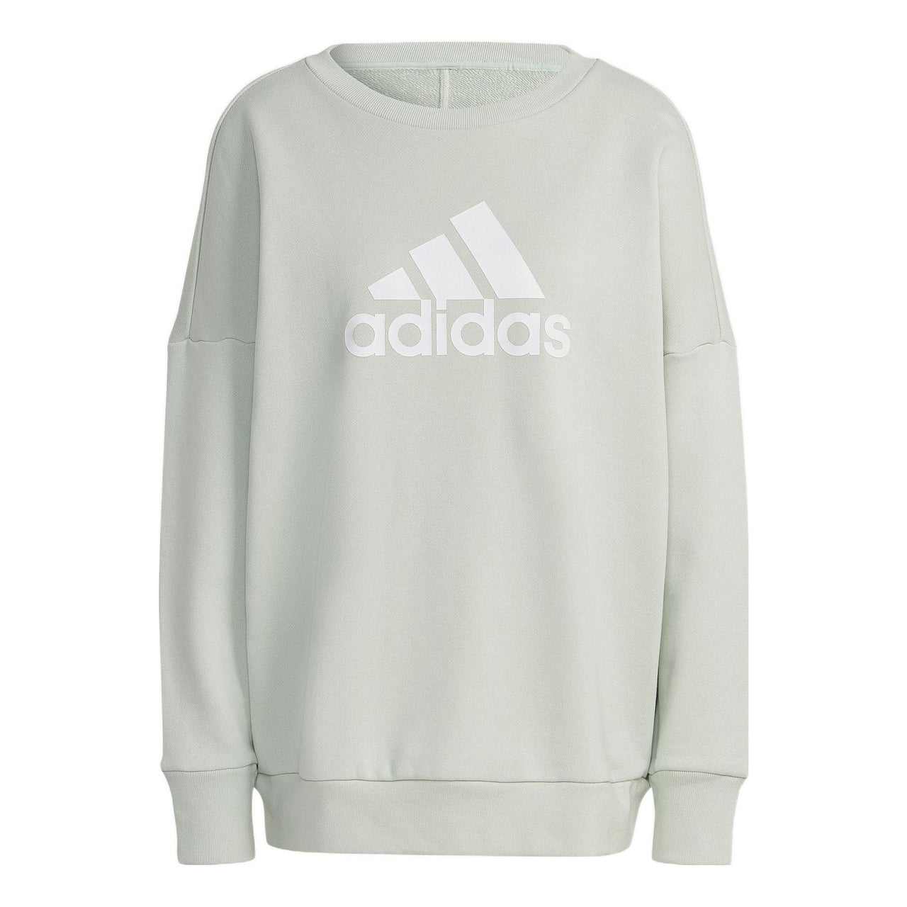 (WMNS) adidas Future Icons Badge of Sport Sweatshirt 'Linen Green' HK0499