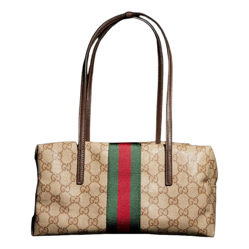 (WMNS) Gucci Melrose Medium Boston Bag 'Sand Dark Brown' 875228-FAF79-8547