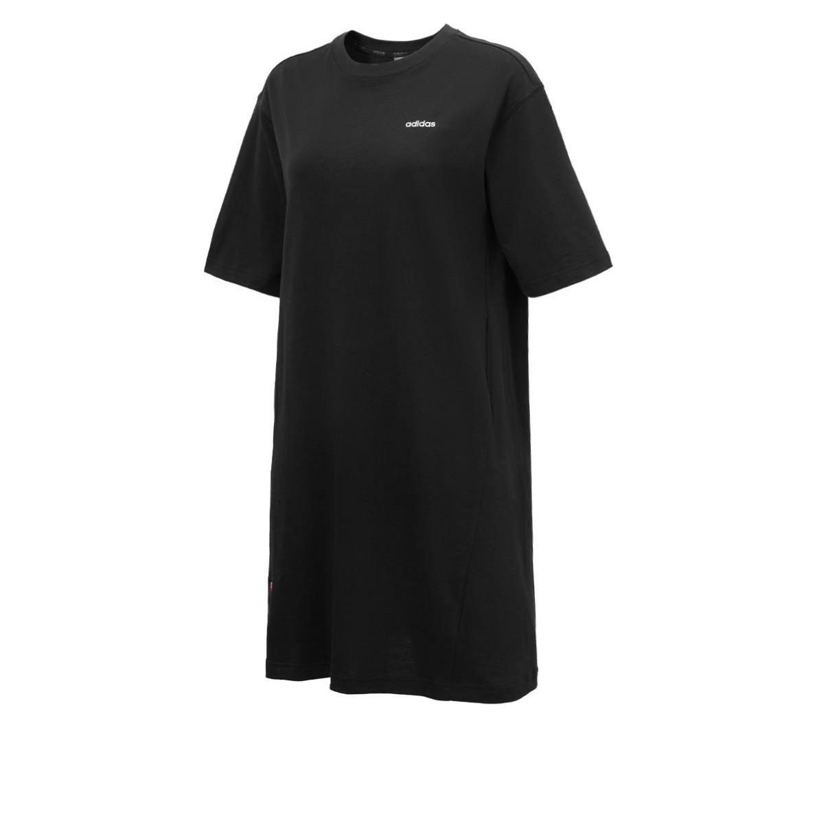 (WMNS) adidas 3S BF T Dress 2 Asia Sizing 'Black' JE3566