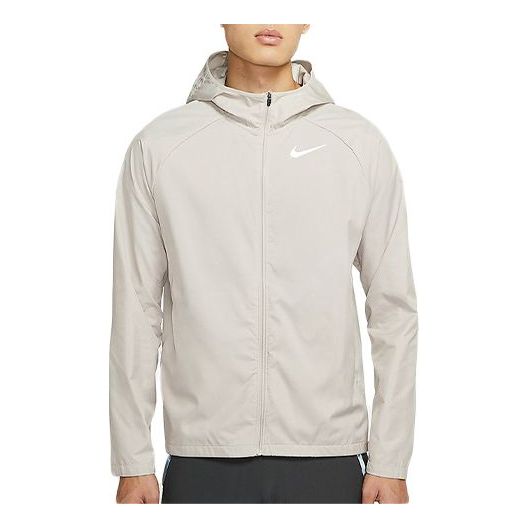 Nike Running Sports Hooded Jacket 'Beige Grey' BV4871-221