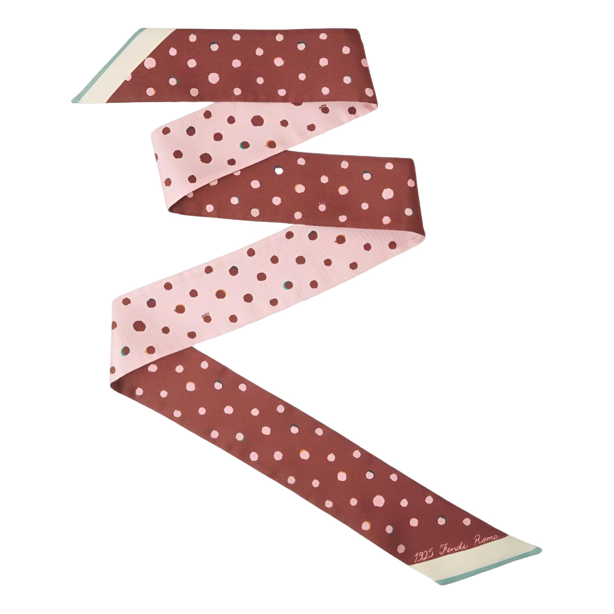 (WMNS) Fendi SS26 Wrappy Silk Scarf 'Burgundy Pink' FXT011AWEYF1VHA