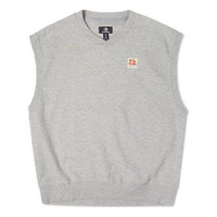 Converse Double Twill Knit Vest 'Grey' 10022919-A01