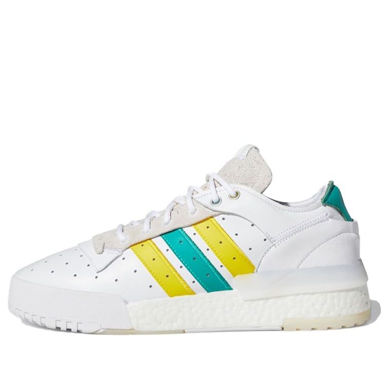 (WMNS) adidas Rivalry Rm Low 'White Green' FV4181