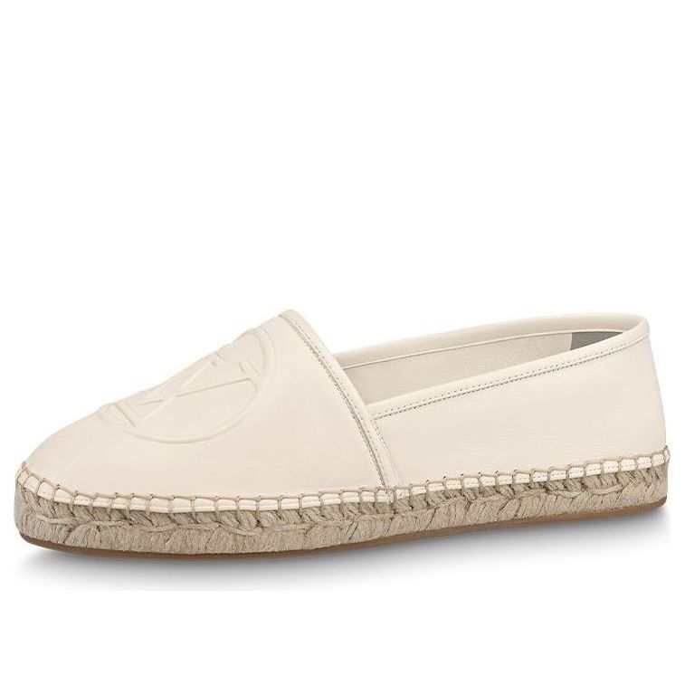 (WMNS) LOUIS VUITTON Starboard Flat Espadrille Shoes 'Beige with Logo' 1ABVM6