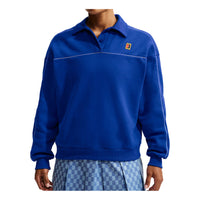 (WMNS) Nike Court Collection Fleece T-Shirt 'Old Royal' IU3253-417
