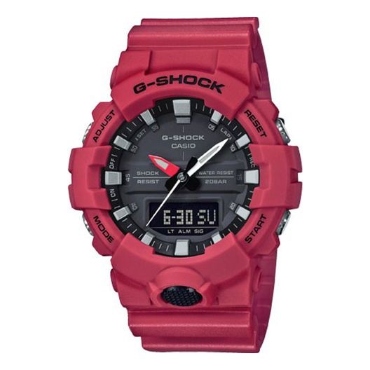 CASIO G-Shock Analog-Digital 'Red' GA-800-4A