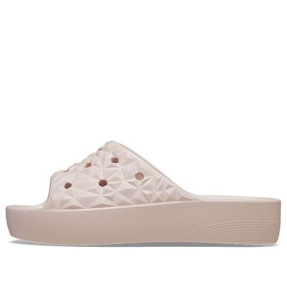 (WMNS) Crocs Classic Platform Slides 'Pink' 209564-6UR