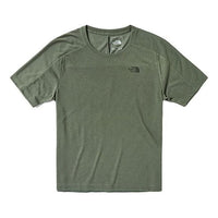 THE NORTH FACE Outdoor hygroscopic Sweat-Wicking Quick Dry Short Sleeve Green 4975-S20-21L