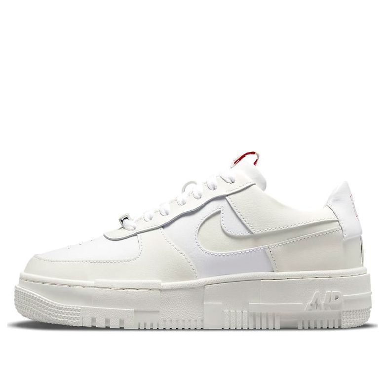 (WMNS) Nike Air Force 1 Pixel 'Summit White Red Tag' CK6649-105