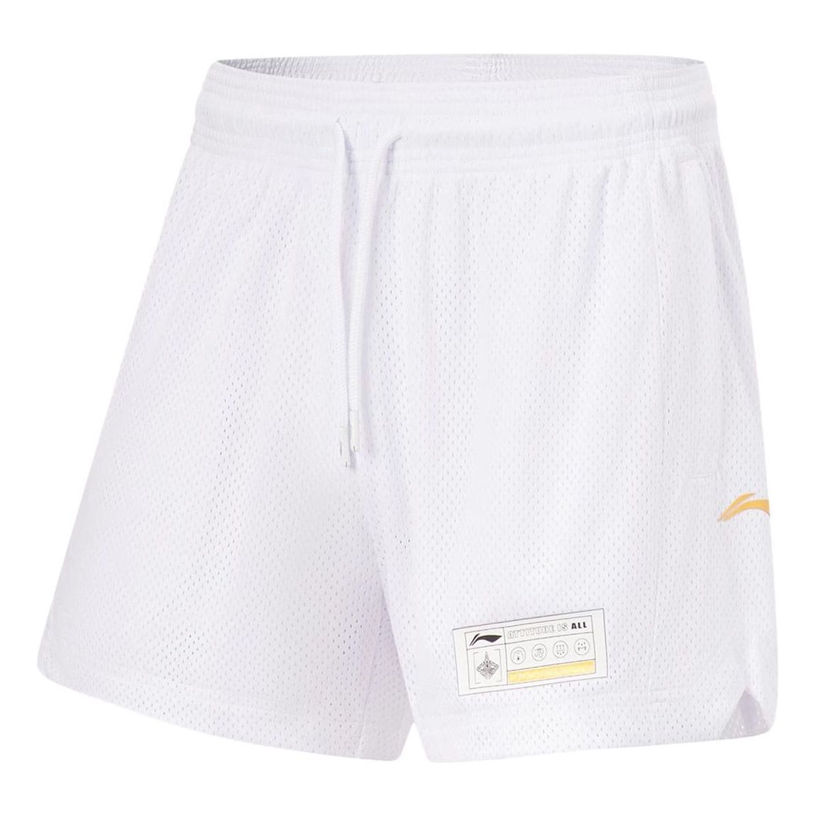 Li-Ning Jimmy Butler Graphic Basketball Shorts 'White' AAPT037-6