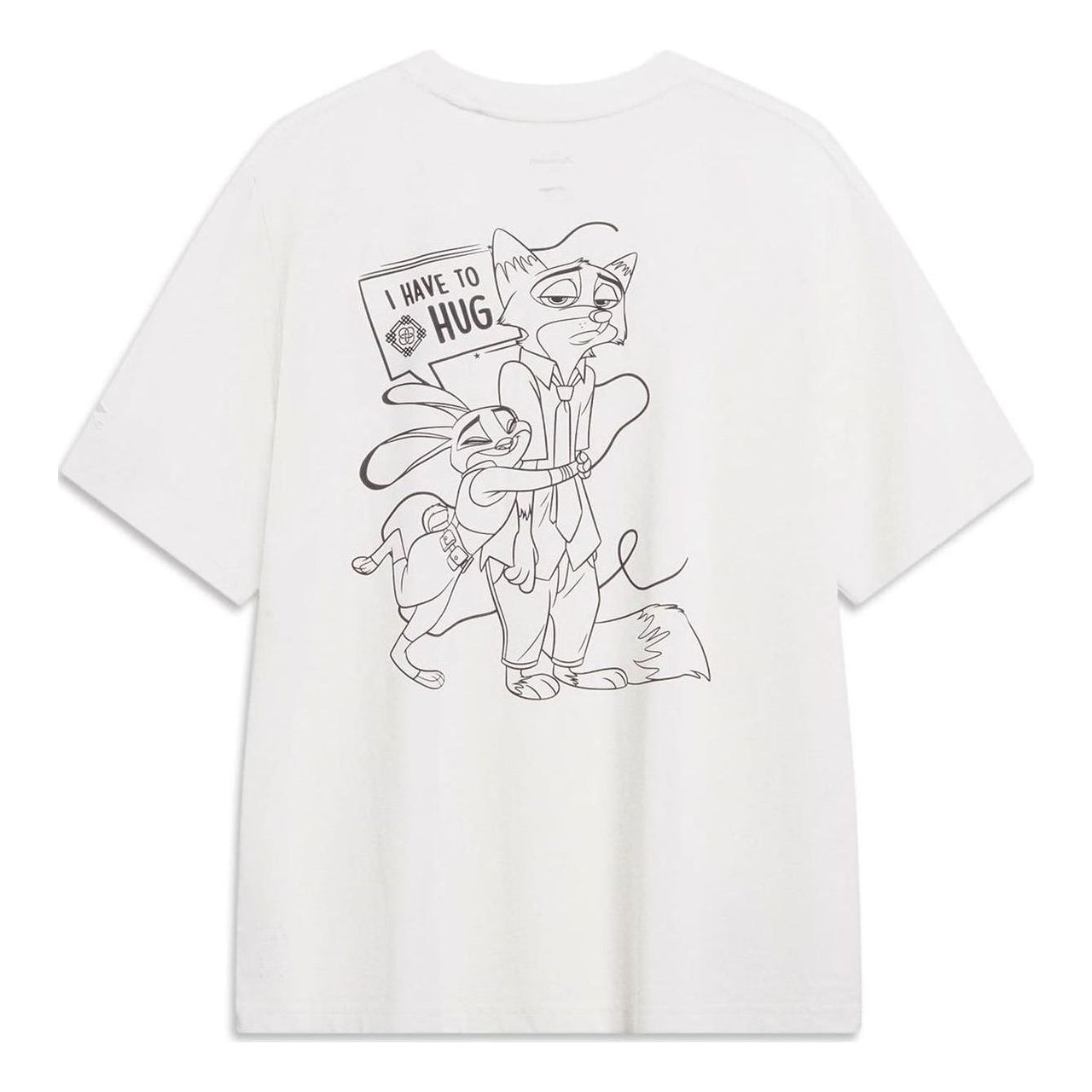Li-Ning x Disney Zootopia Graphic T-shirt 'White' AHST269-1