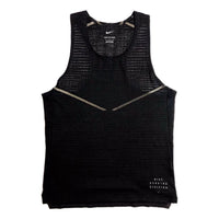 Men's Nike Solid Color Pullover Running Sports Black Vest DD4844-010