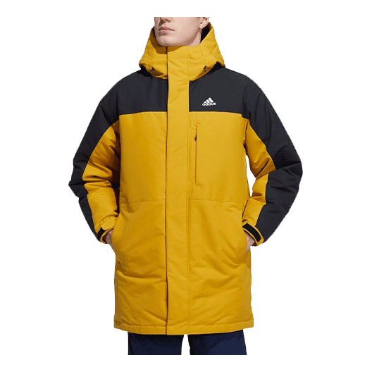 adidas Outdoor Stay Warm Down Jacket Couple Style Gold Color H20758