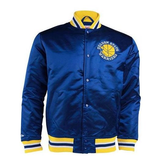 Mitchell & Ness x NBA Golden State Warrior Jacket 'Blue' 6390310AGSWIH-171593