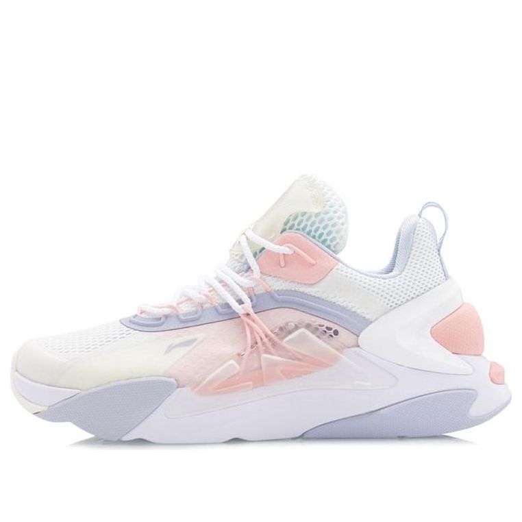(WMNS) Li-Ning XinHuo Sport Leisure 'White Pink' AGLQ058-2