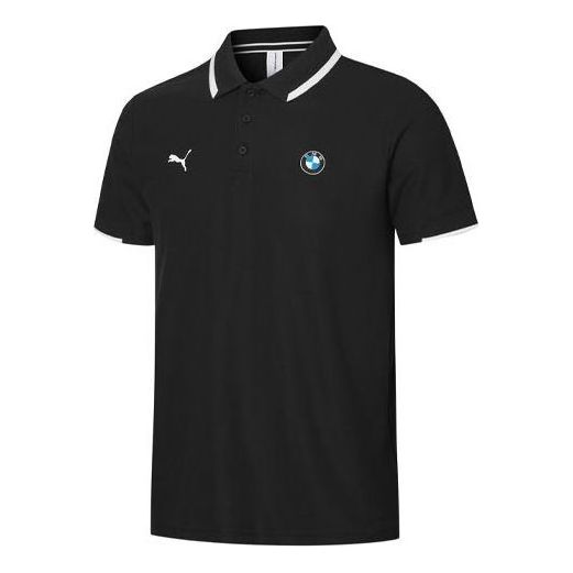 PUMA x BMW Motorsport Polo Shirt 'Black White' 596101-01