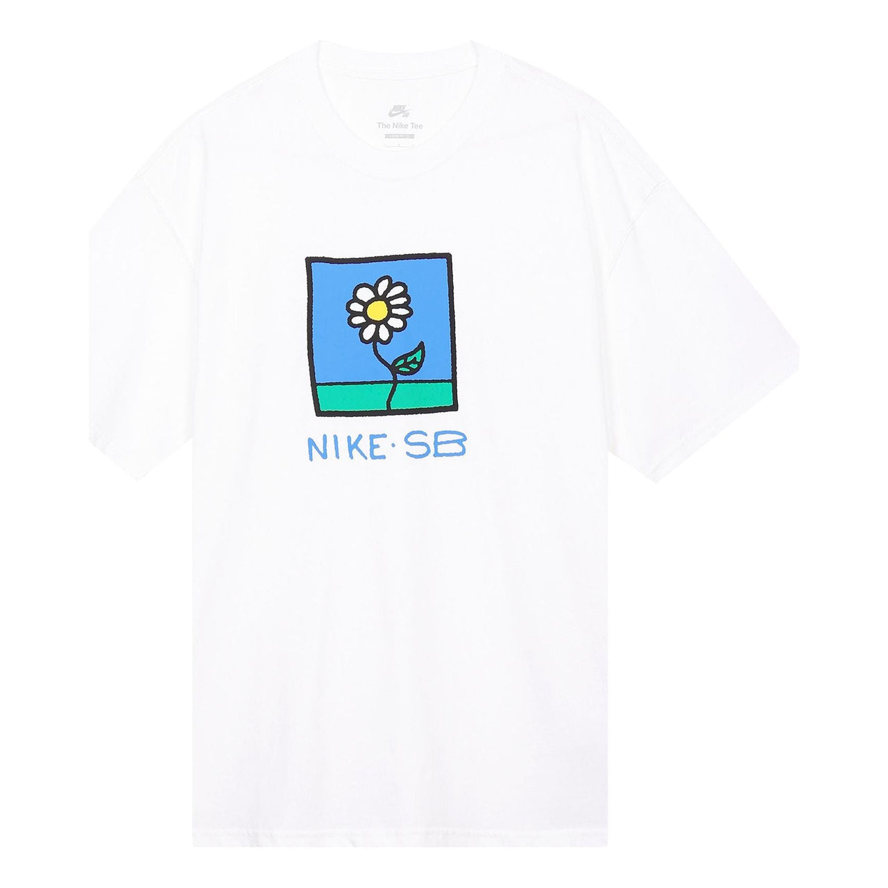 Nike SB Floral T-Shirt 'White' FB8139-100