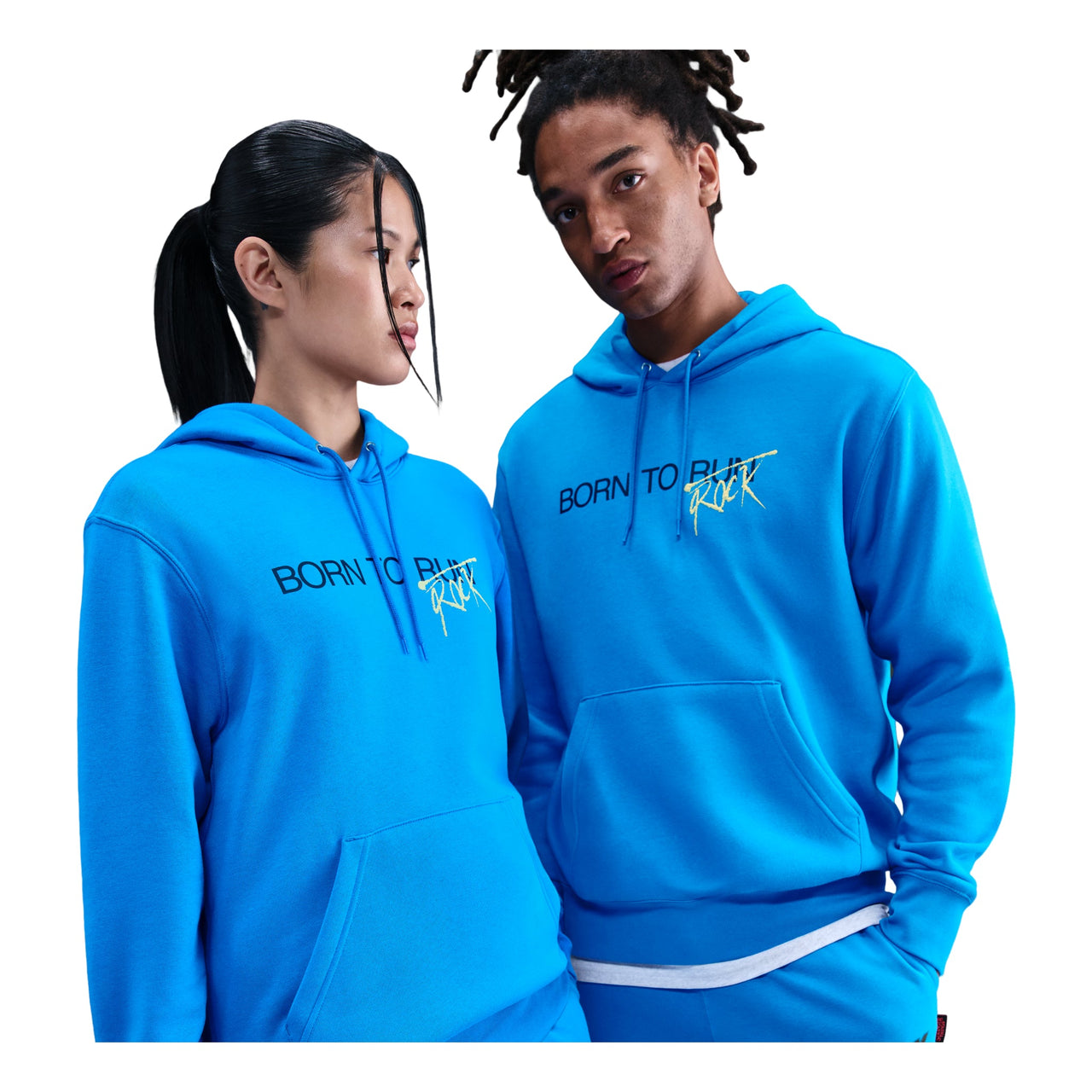 Nike x Stranger Things Fleece Hoodie 'Blue' IF1989-435