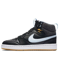 (GS) Nike Court Borough Md 2 Boot Flt Black/Blue CD6145-001