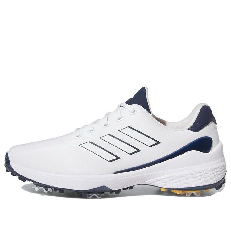 adidas ZG23 Golf Shoes 'White Collegiate Navy Solar Gold' HP2224