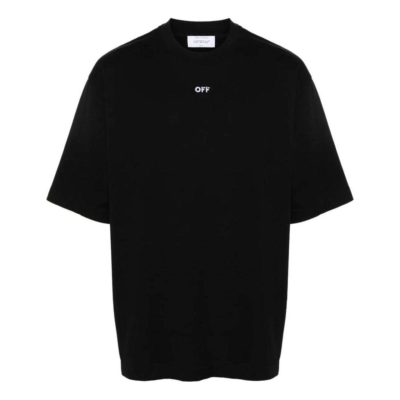 Off-White Arrows-embroidery Cotton T-shirt 'Black' OMAA120S24JER0041001