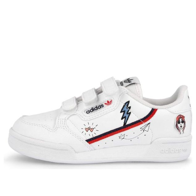 (PS) adidas Continental 80 J 'White Graffiti' FX6070