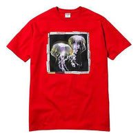 Supreme SS18 Jellyfish Tee Red Printing Short Sleeve Unisex SUP-SS18-0069